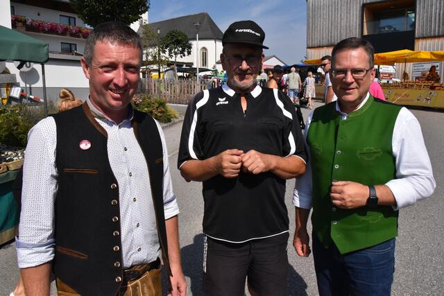 Bürgermeistger Klaus Paminger (links) und Nationalrat August Wöginger (rechts) | Foto: Alois Braid/zema-medien.de