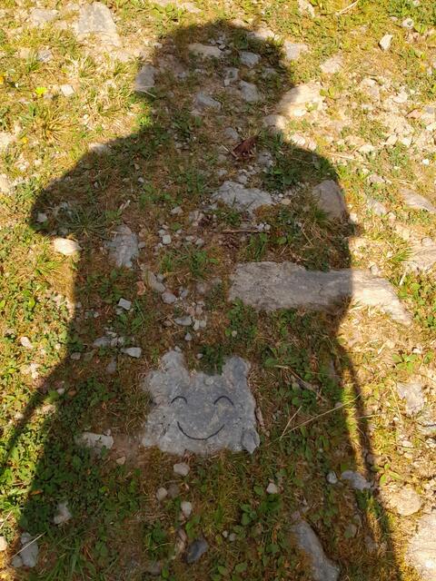 Den lachenden Stein habe ich gesehen und mich sehr darüber gefreut