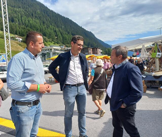 Bernhard Pircher, Peter Raggl, Hermann Huber (v.l.)