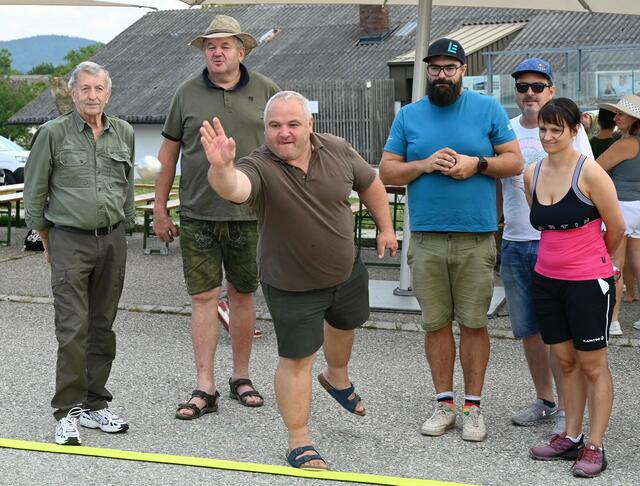 Auch der Reichenauer Bürgermeister Peter Paul Rechberger nahm am Turnier teil. | Foto: Josef Reingruber