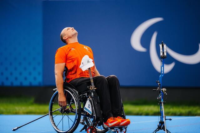 Der Medaillentraum von Michael Meier erfüllte sich (noch) nicht. | Foto: GEPA/ÖPC