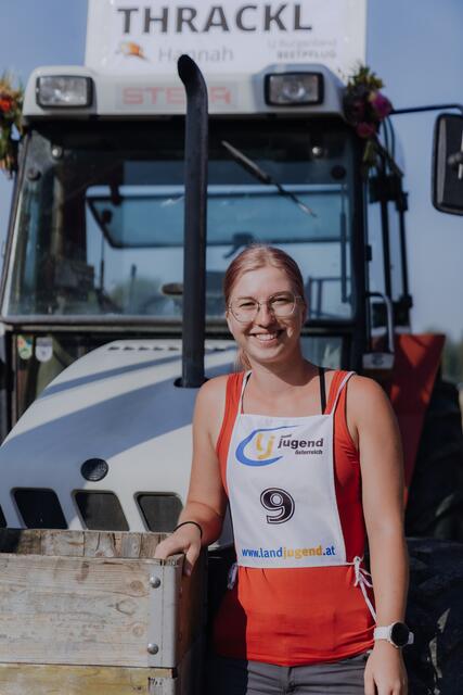 Hannah Thrackl war die einzige Teilnehmerin beim 67. Bundesentscheid Pflügen | Foto: LJÖ/Sophie Balber