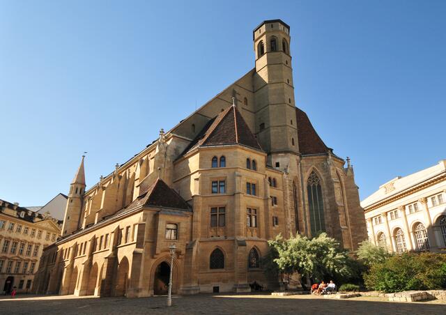 Die Minoritenkirche wird 800 Jahre alt. An zwei Tagen wird gefeiert. | Foto: Wolfgang Sos / picturedesk.com 