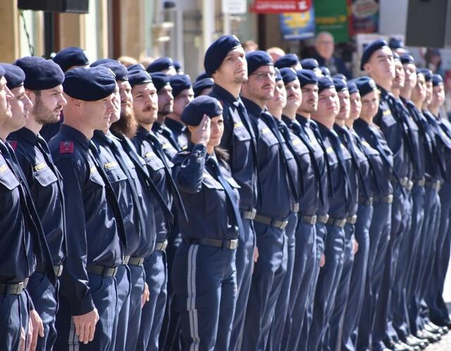 Burgenlands Exekutive bekommt Nachwuchs: 56 Polizeischülerinnen und -schüler sind neu. | Foto: Stefan Schneider