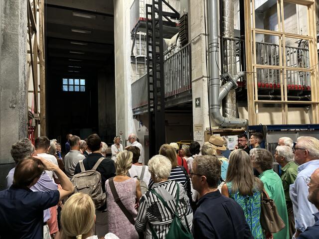 Seltene Blicke hinter die Kulissen des Großen Festspielhauses. | Foto: Schrofner