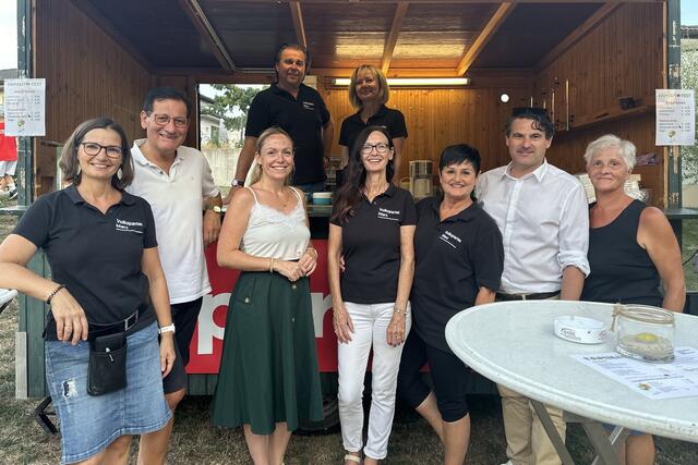 Maria Zachs, Gerald Hüller, Julia Wagentristl-schneider, Gitti Dengg, Gabi Hüller, Christoph Zarits, Maria Strodl, Franz Buchinger und Ulli Kern | Foto: ÖVP Marz