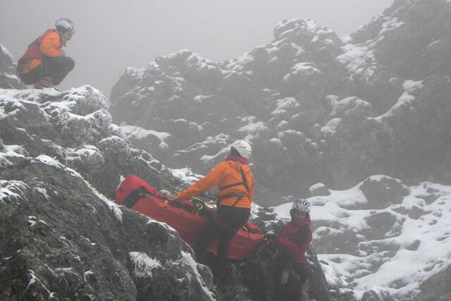 Salzburgs Bergretter im Einsatz: Die Ehrenamtlichen haben bereits 600 Einsätze in diesem Jahr hinter sich. | Foto: Bergrettung Salzburg/Maria Riedler