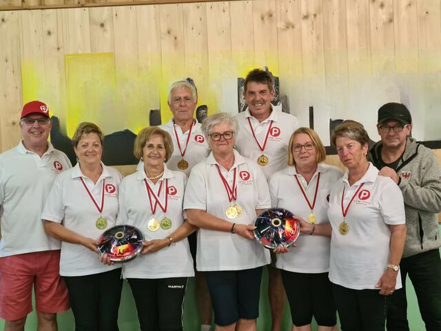 Erfolgreiche Pensionisten bei der Landesmeisterschft im Stocksport. | Foto: PV Tirol