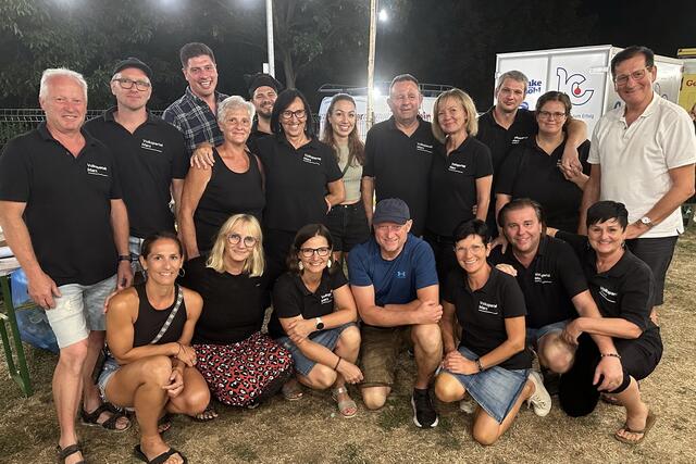 Das Team der helfenden Händen beim Familienfest in Marz. | Foto: ÖVP Marz