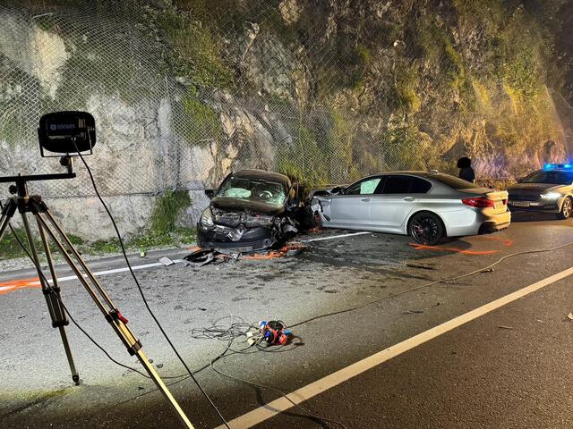 Frotalzusammenstoss mit sechs verletzten Personen bei Goldegg | Foto: Freiwillige Feuerwehr Schwarzach