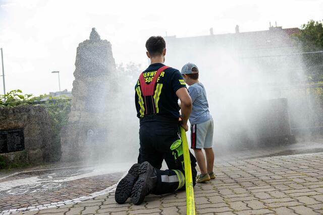 Action mit der Feuerwehr. | Foto: 2024psb/c.kollerics