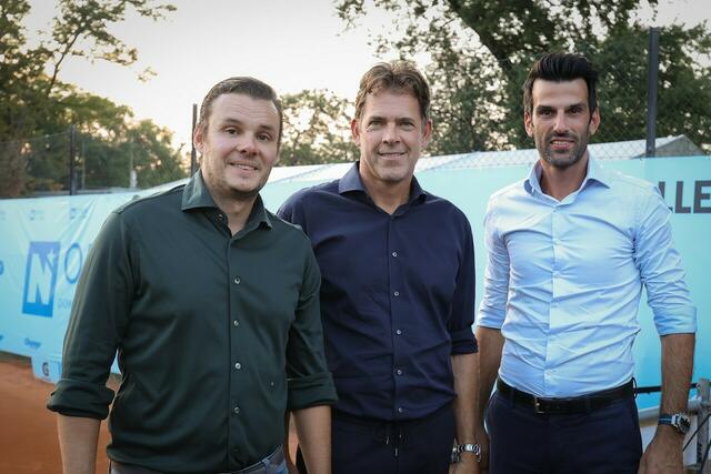 ATP-Turnierdirektor Florian Leitgeb, ÖTV-Vizepräsident Georg Blumauer, LH-Stellvertreter Udo Landbauer. | Foto: Manfred Binder