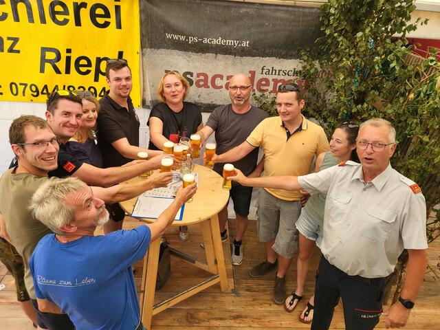 Die FF Pürstling (Gemeinde Sandl) feierte auch heuer wieder ein gelungenes Feuerwehrfest. | Foto: FF Pürstling/Bräuer