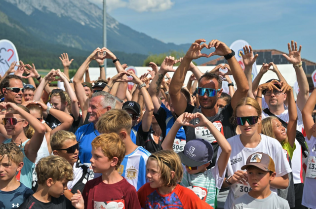 Unter dem Motto „Achte auf dein Herz und laufe für meins“ fand in Thaur der Herzlauf Tirol statt.  | Foto: C&amp;D Moser, Foto Moser
