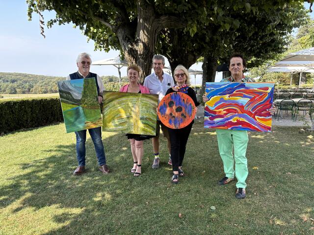 Georg Franz, Luzia Schaffer, Franz Müllner, Regina Merta und Johann Rumpf. | Foto: Victoria Edlinger