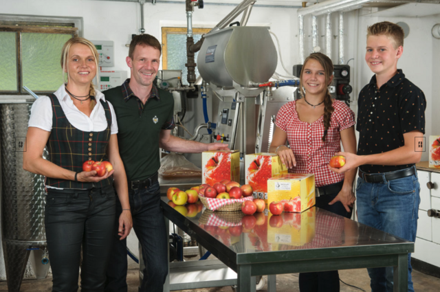 Die Obstpresse Baumgartner in Latschach bei Finkenstein ist halbtags in Betrieb. "Obstjahr zumindest besser als im Vorjahr." | Foto: pension-hubertushof.at