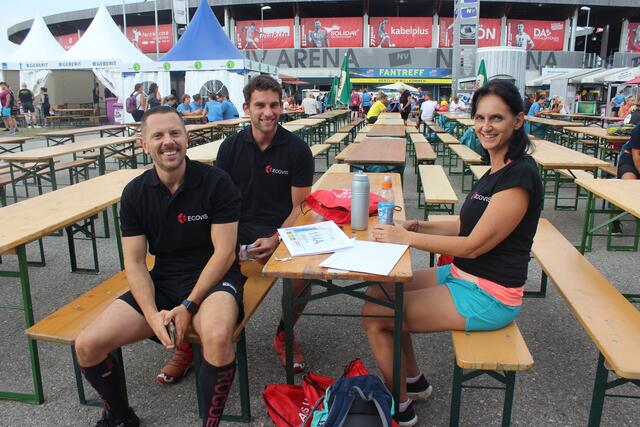 Christian Kainz, Sebastian Emsenhuber und Sonja Zain. | Foto: Huber