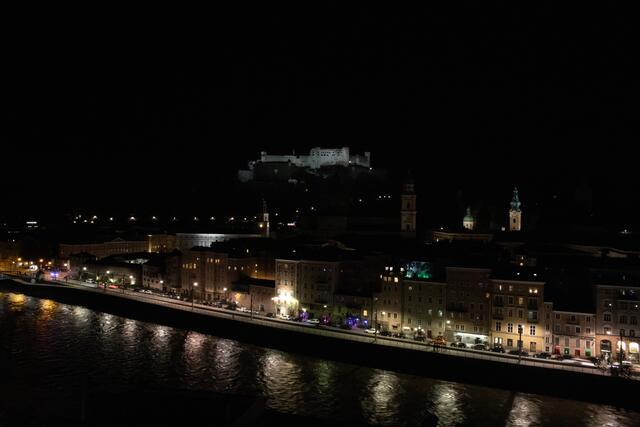 Bei der "Earth Night" werden die künstlichen Lichter reduziert.  | Foto: Archivfoto: Stadt Salzburg/JKnoll