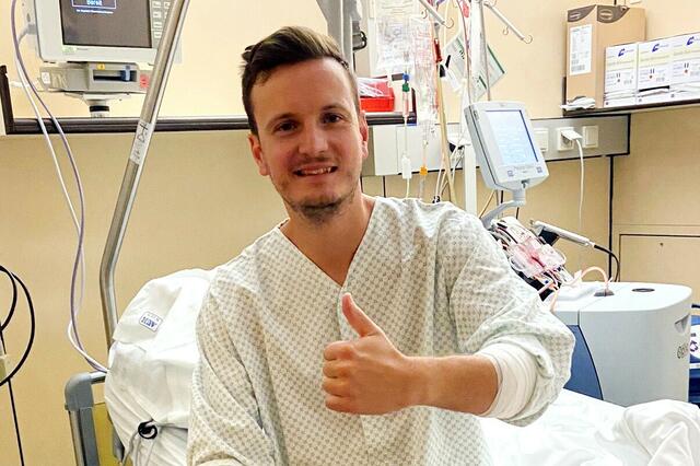 Seine Stammzellenspende ging nun an eine Frau in Mitteleuropa: Familienvater Robert konnte ohne großen Aufwand zum Lebensretter werden. | Foto: Leukämiehilfe Österreich