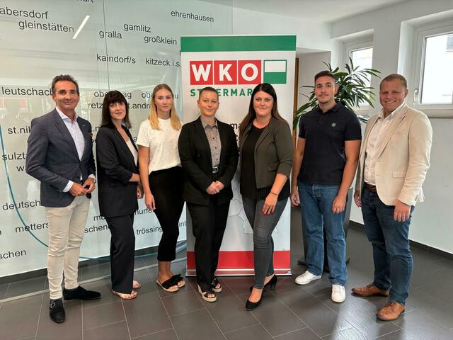Das Team der WKO Regionalstelle Südsteiermark freut sich über die Auszeichnung. | Foto: WKO Regionalstelle Südsteiermark