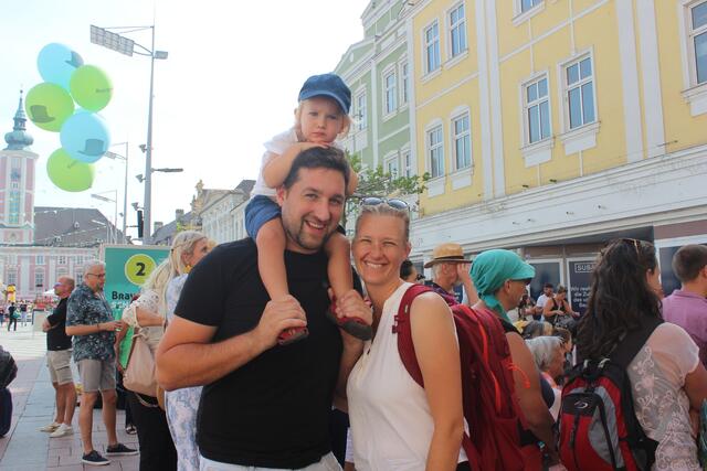 Richard, Helena und Astrid Knabe hatten viel Spaß. | Foto: Huber