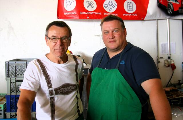 Martin und Ernstzeigten vollen Einsatz. | Foto: Christian Nowotny