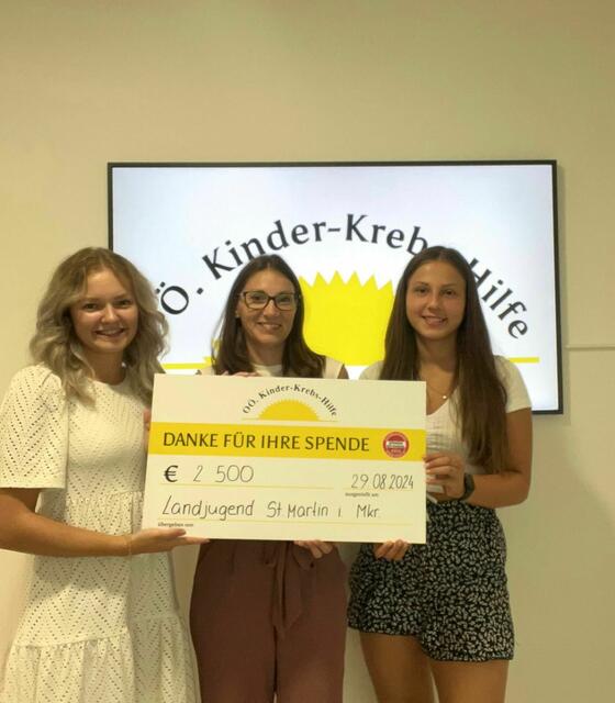 2.500 Euro kamen der Kinderkrebshilfe zugute. | Foto: Falkner