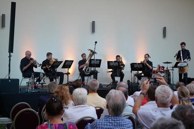 Bereits ihr vierter Konzertabend in der Sektkellerei A-NOBIS, das Joseph Haydn Brass Ensemble | Foto: Andrea Glatzer