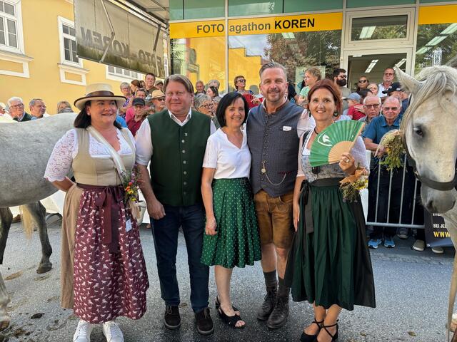 In Köflach: (v. l.) Andrea Wagner, Vize-Bgm. Jürgen Kreiner, Region Graz-Obfrau Sylvia Loidolt, Bgm. Helmut Linhart und Region Graz-Geschäftsführerin Susanne Haubenhofer | Foto: Almer