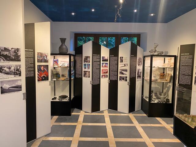 Blick in die Sonderausstellung „Tirols Beitrag zur Raumfahrt“