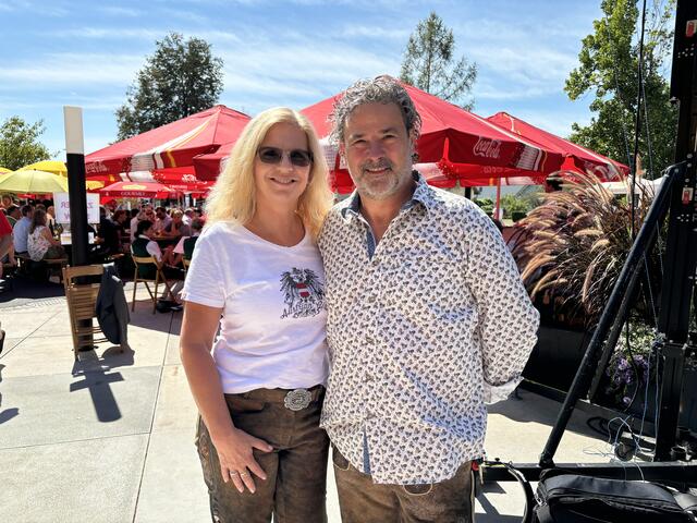 Karin Stromberger und Manfred Plansak freuten sich schon auf die Südsteirer. | Foto: Brigitte Gady