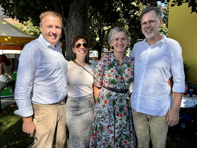 BM Andreas Bandion und Gattin gemeinsam mit Elisabeth und Wilfried Breitenthaler. (v.l.) | Foto: Brigitte Gady