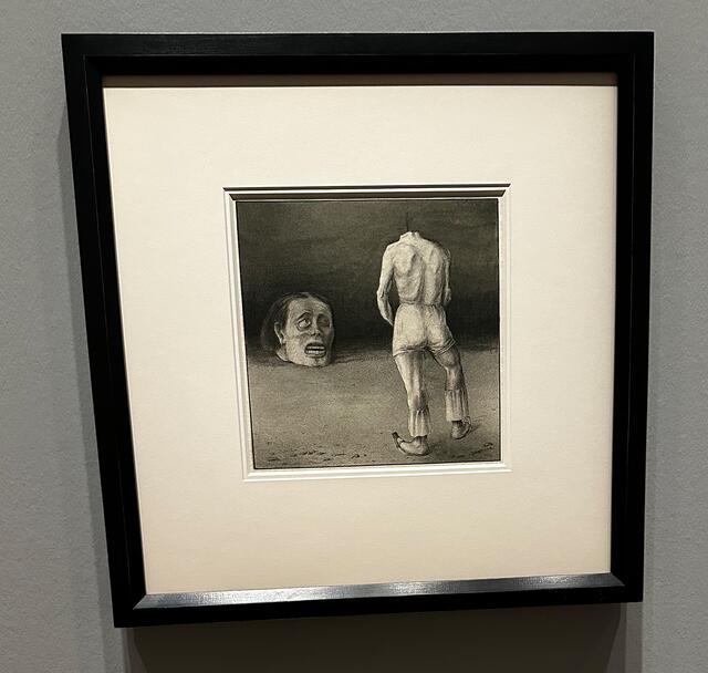 Alfred Kubin „Selbstbetrachtung“ | Foto: © Gabriele Czeiner