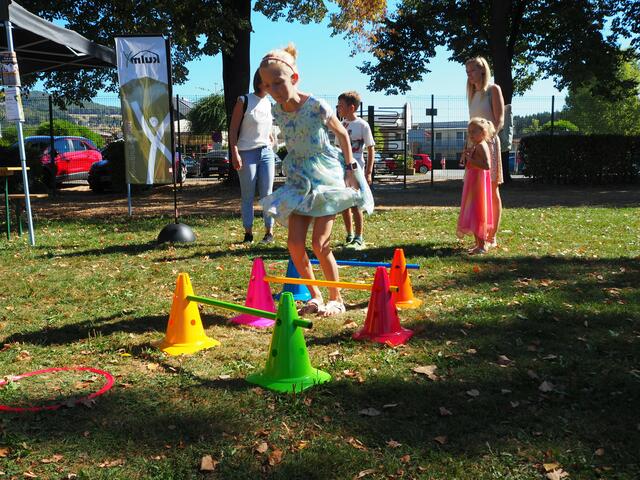 Beim MeinBezirk Familienfest konnten viele sportliche Stationen durchlaufen werden. 