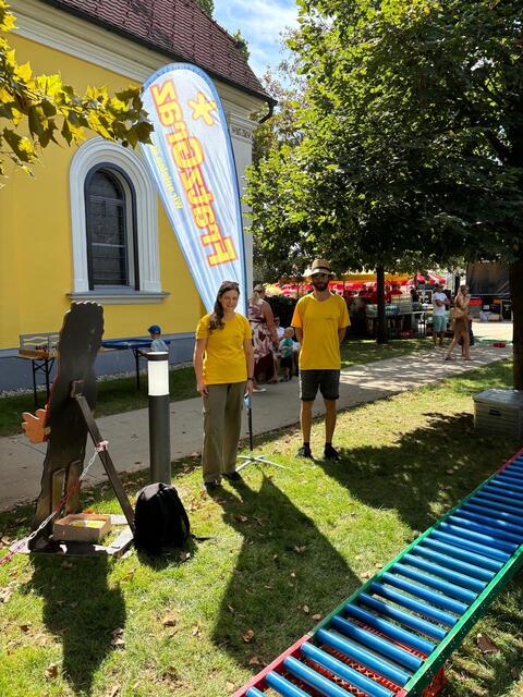 Die Kinderanimation von Fratz Graz sorgte für Unterhaltung bei den jungen Gralligerinnen und Gralligern.  | Foto: Dresbach