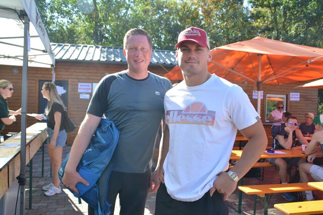 SP-Bezirksvorsitzender Thomas Hoffmann und Thomas Schmidt. | Foto: Jennifer Flechl