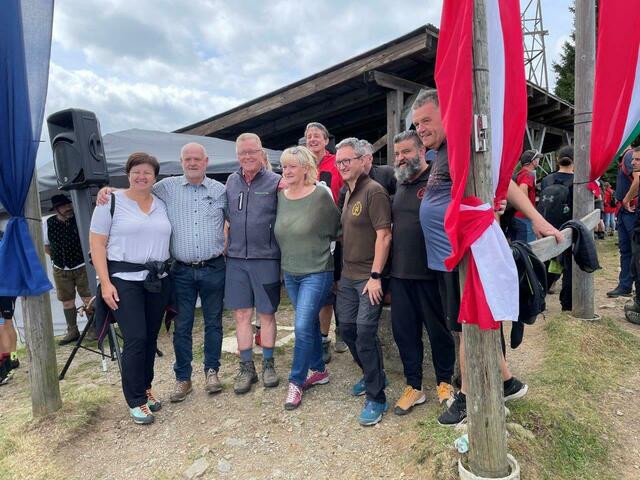 Wie jedes Jahr war das Zusammentreffen am Schnittpunkt der 3 Länder ein gern wahrgenommener Termin für die politischen Vertreter aus den Gemeinden Arnoldstein, Kranjska Gora und Tarvis | Foto: Marktgemeinde Arnoldstein