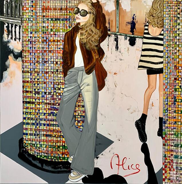 Alice Ella (geb. 1969) I Waiting in Vain
Öl auf Leinwand I 120 x 120 cm I 2024 | Foto: gallery twenty-six