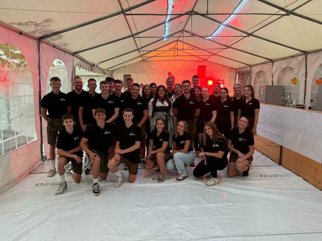 Die Landjugend lud zum Oktoberfest ein.