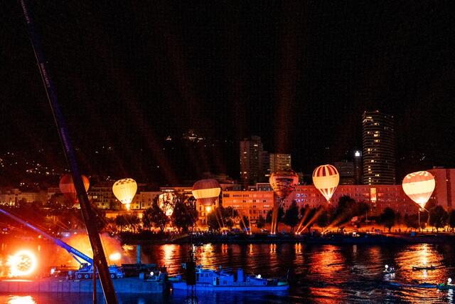 Die diesjährige Linzer Klangwolke begeisterte mit einer spektakulären Show über der Donau. | Foto: Oliver Erenyi