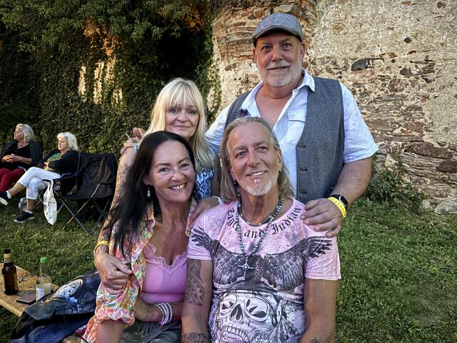 Michaela und Harry Ungar mit Melitta und Harry Heiß. | Foto: Martina Schweller