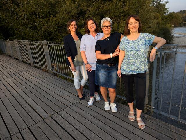 Info-Vorträge rund ums Thema "Lernen" von Claudia Greiter, Anita Schwaiger, Initiatorin Sabine Robar von „Erfolg beginnt im Kopf“ und Regina Gillessen.  (v.li.) | Foto: Sophie Schwaiger