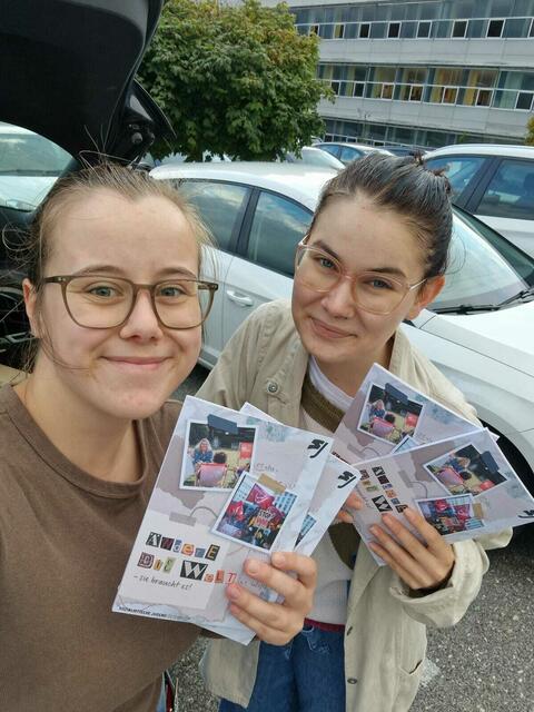 Larissa Zivkovic (li.) mit Emiliy Hiesmayr. | Foto: Zivkovic