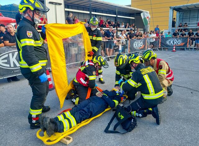 Die Mooskirchner THL-Teams schafften die Sollzeit von 20 Minuten. | Foto: FF Mooskirchen