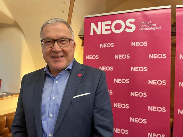 Walter Zaunmüller (Neos) hofft auf ein Direktmandat und einen Neustart in der Bildungs- und Kulturpolitik. | Foto: MeinBezirk