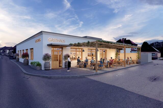 So soll das neue Gemeindegasthaus in Zagersdorf aussehen.  | Foto: Gemeinde Zagersdorf