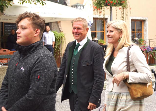 Bürgermeister Thomas Freylinger und NR Tanja Graf.