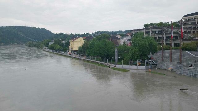 Am Wochenende dürfte Oberösterreich ein neues Hochwasser bevorstehen.  | Foto: BRS