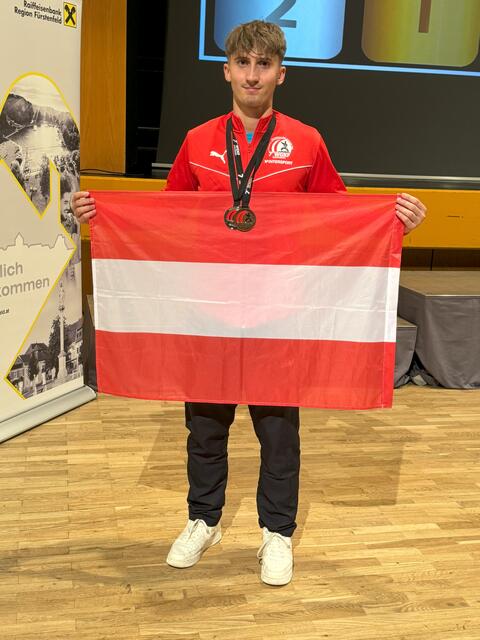 Marius Schmelzer bei der Weltmeisterschaft in Fürstenfeld.  | Foto: Schmelzer