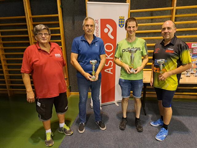 von links Walter Ast, Martin Schwaiger, Stefan Winkler, Martin Schreiber 